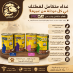 PROCAT - طعام رطب متكامل للقطط البالغة والصغيرة